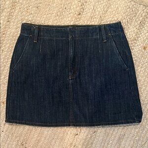 Dark Denim JCrew Mini Skirt